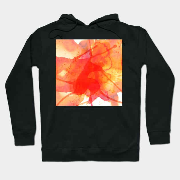 Awesome Watercolor Abstract Art Hoodie by Pris25